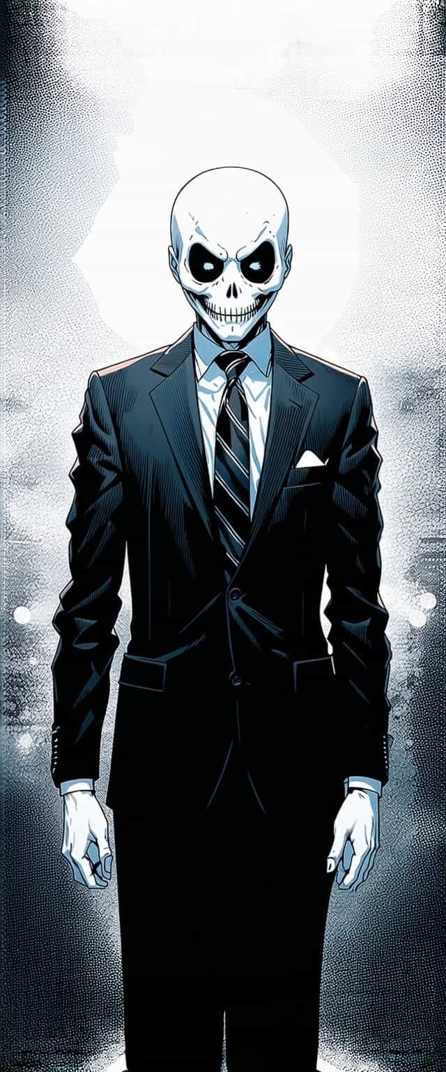 The slenderman from the creepypasta 