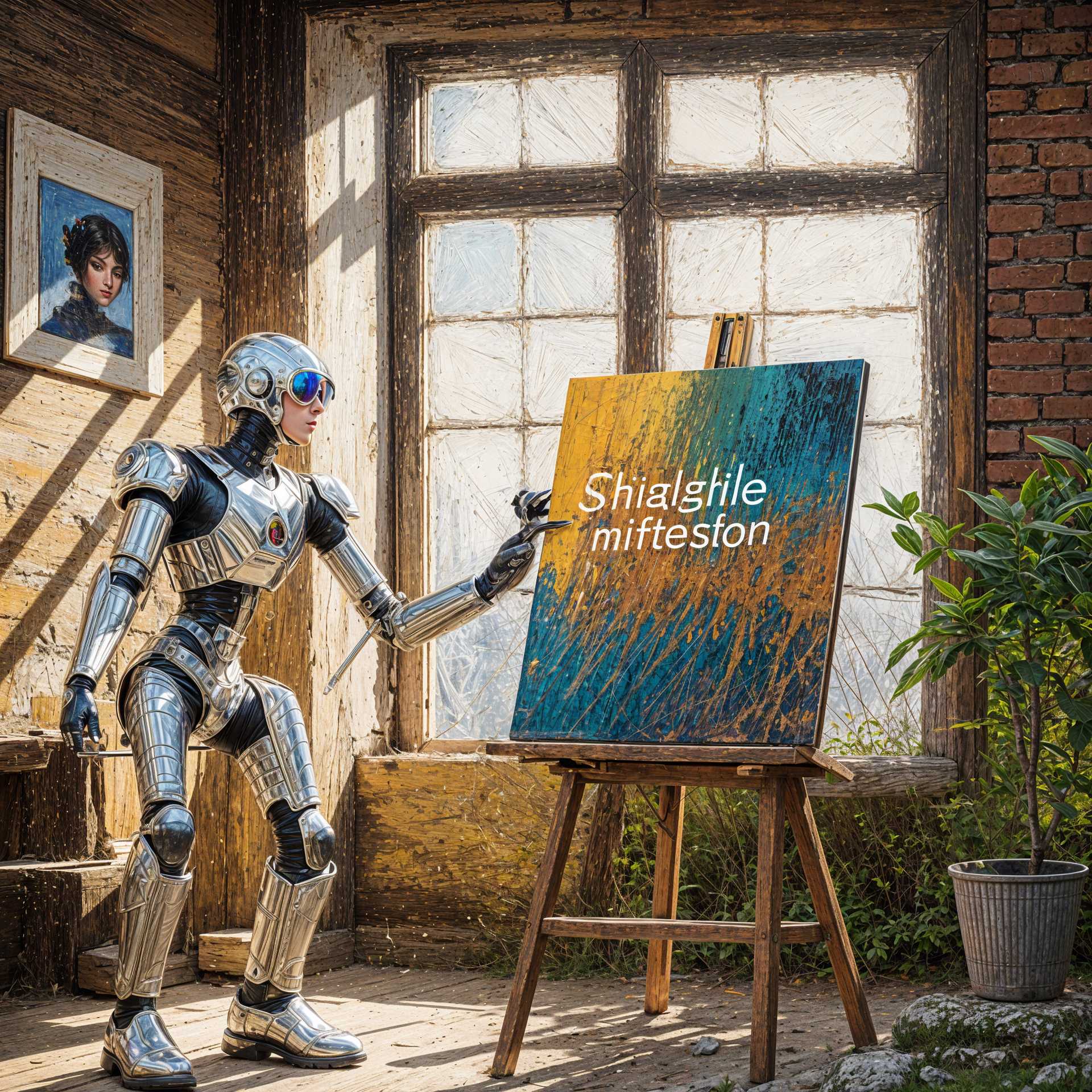 Robotic Artist at Work: A Fusion of Technology and Creativity