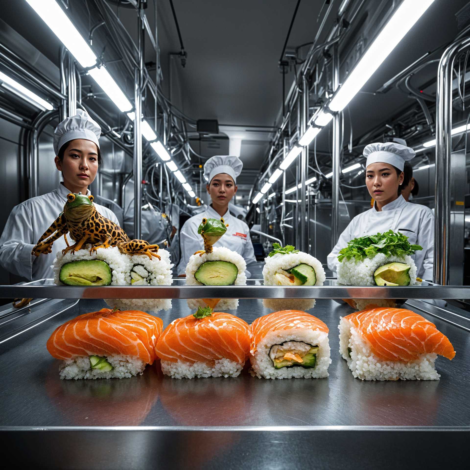 Artistic Chefs Present Imaginative Sushi Creations with a Twist