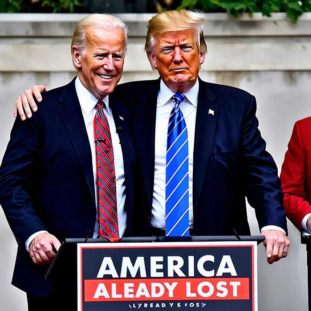 Donald trump standing next to joe biden , masterpiece, best quality, highres, sharp image, more detail <lora:more_details:0.5> <lora:SDXLrender_v2.0:1>