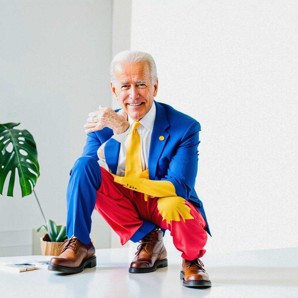 Colorful and Creative: A Portrait of a Man in a Vibrant Suit