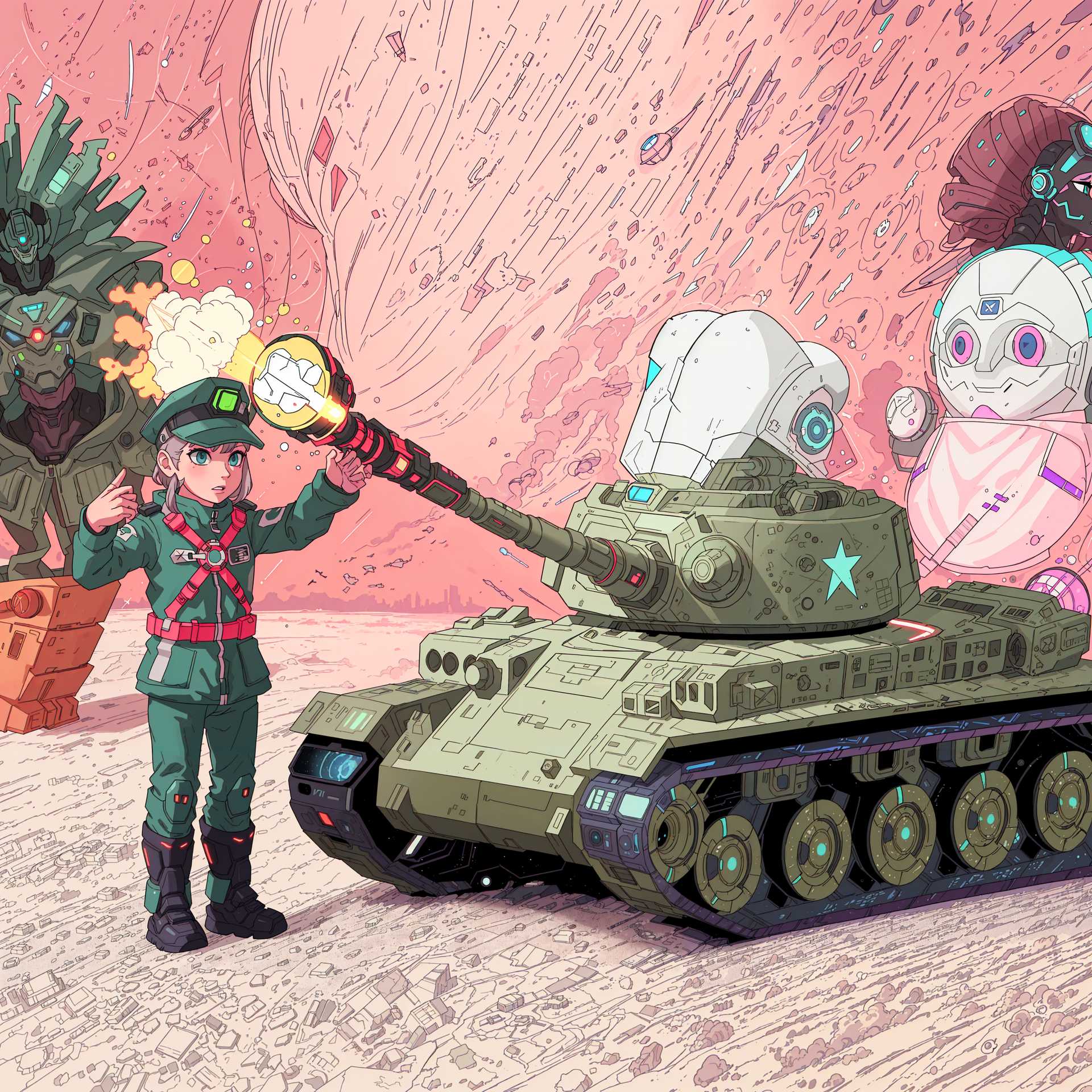 Future Warriors: Tank and Mech in a Digital Conflict