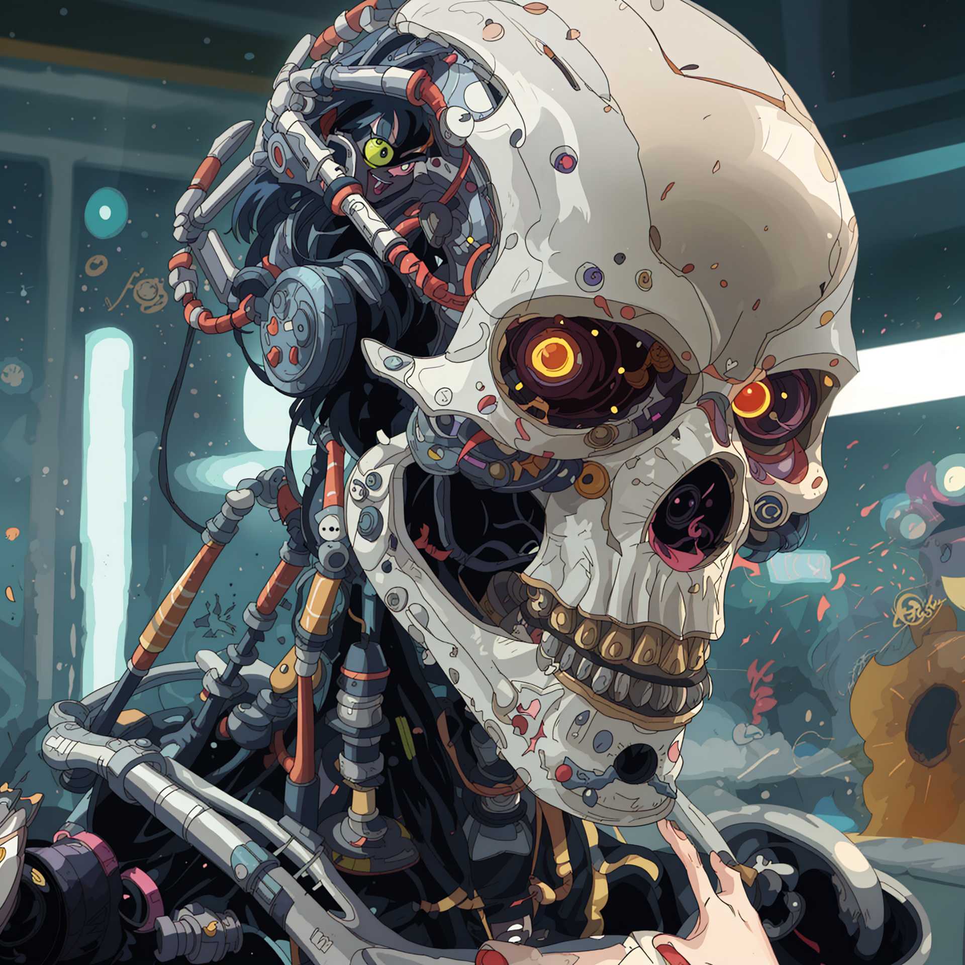 Robotic Skull: A Fusion of Technology and Anatomy