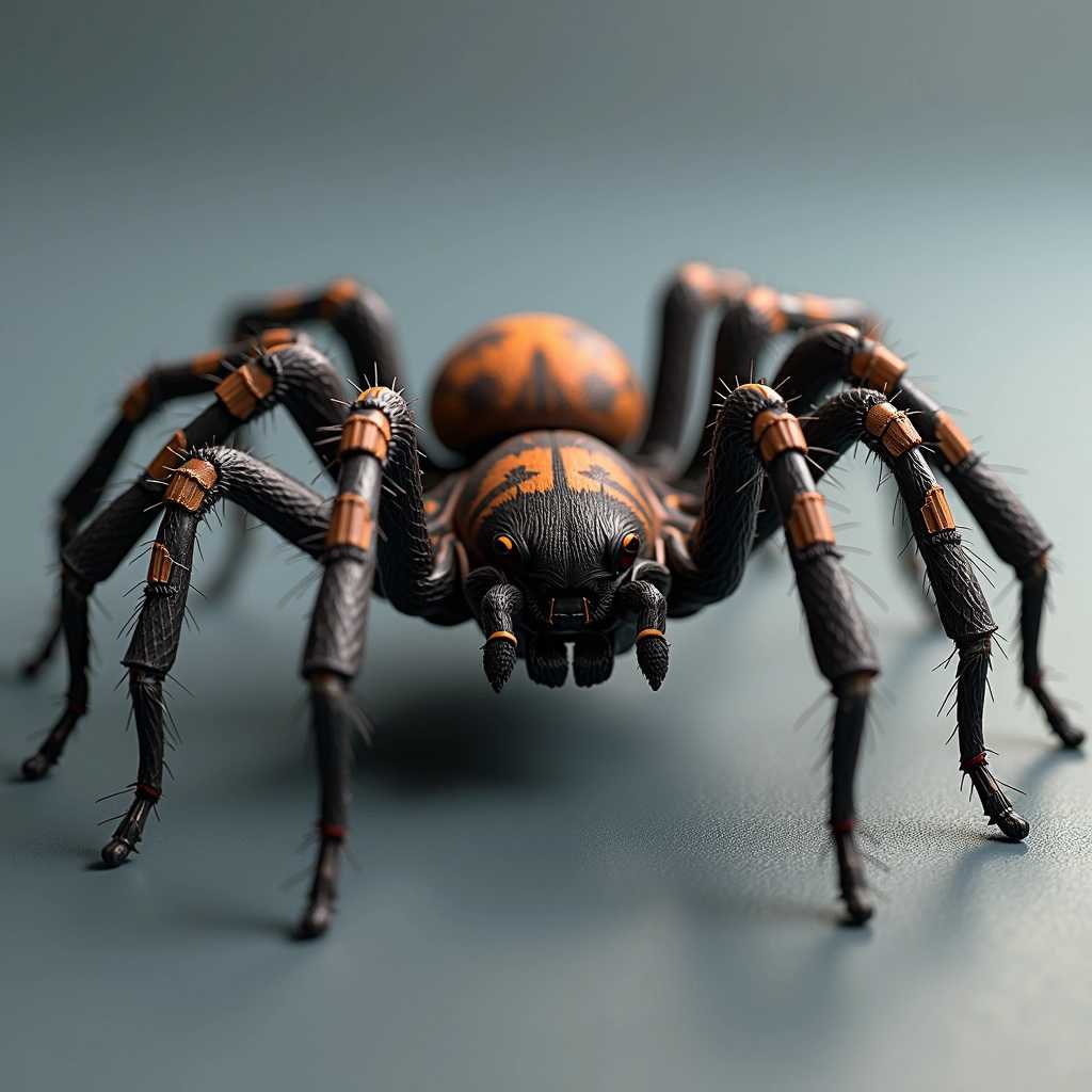 Captivating Goliath Birdeating Spider 3D Render