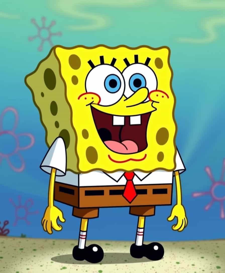 cartoon version of spongebob squarepants