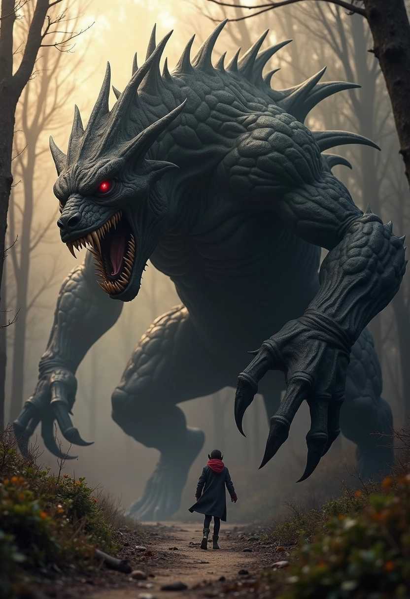 sinister and terrifying beast