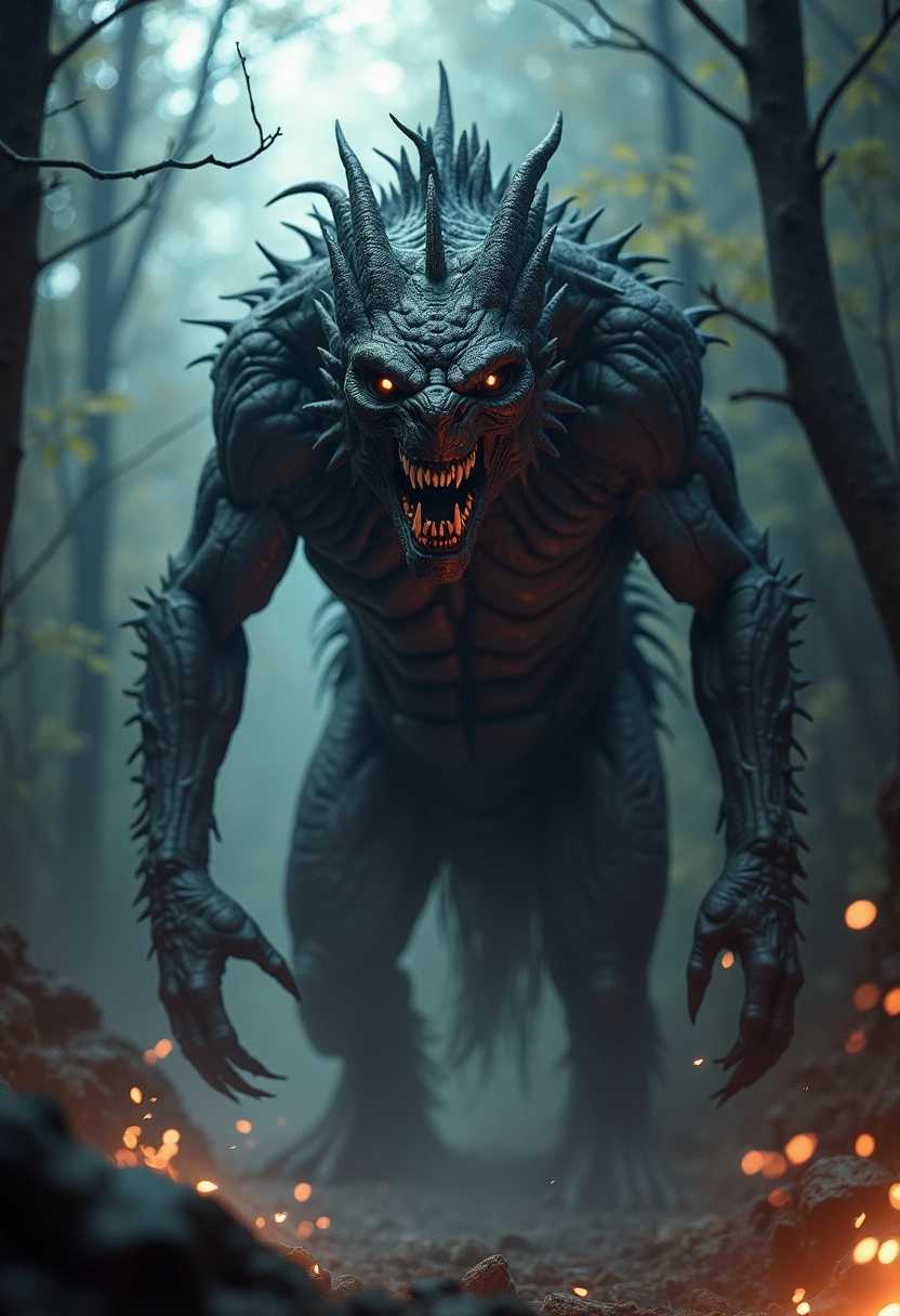sinister and terrifying beast