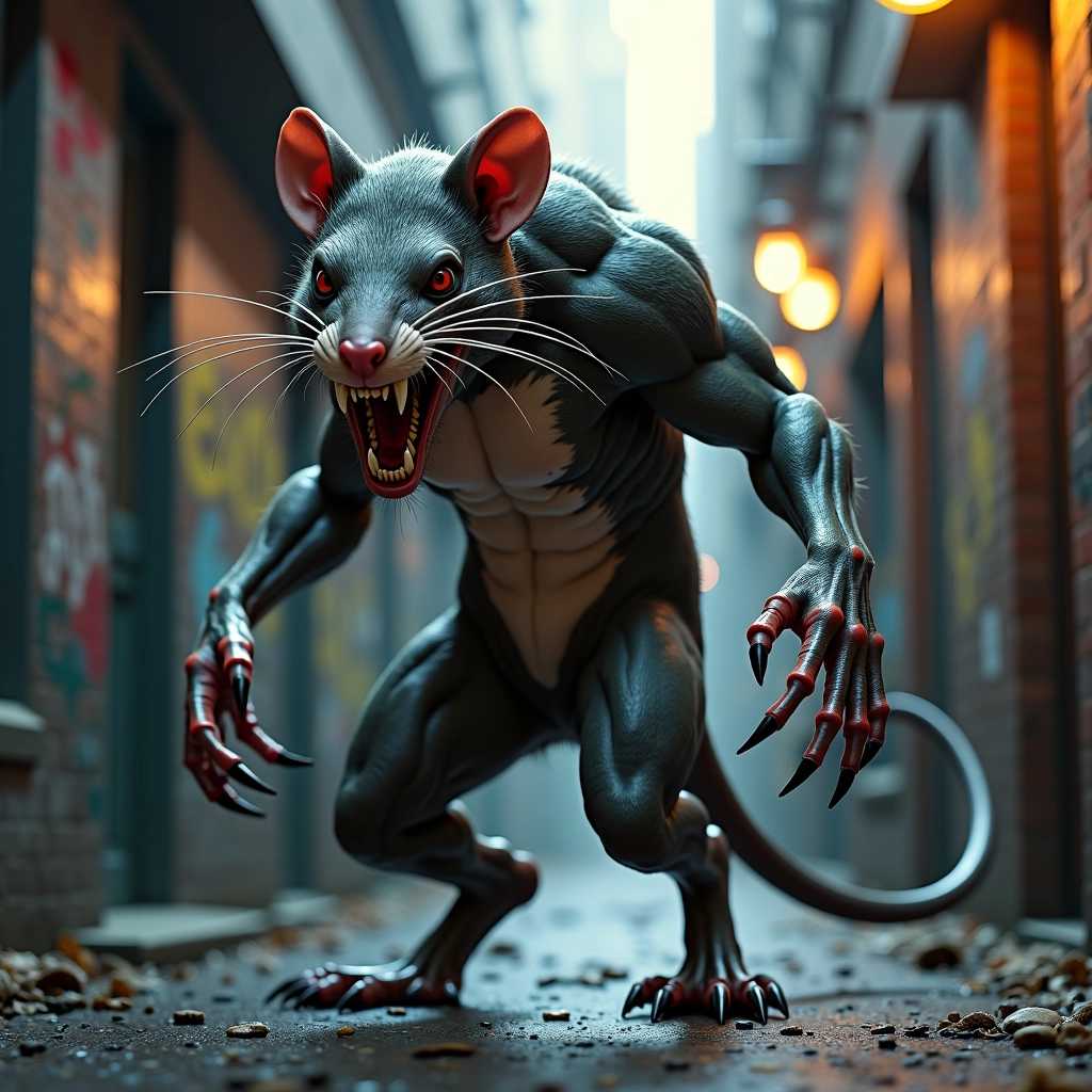 Rogue Rat A Threatening Urban Predator