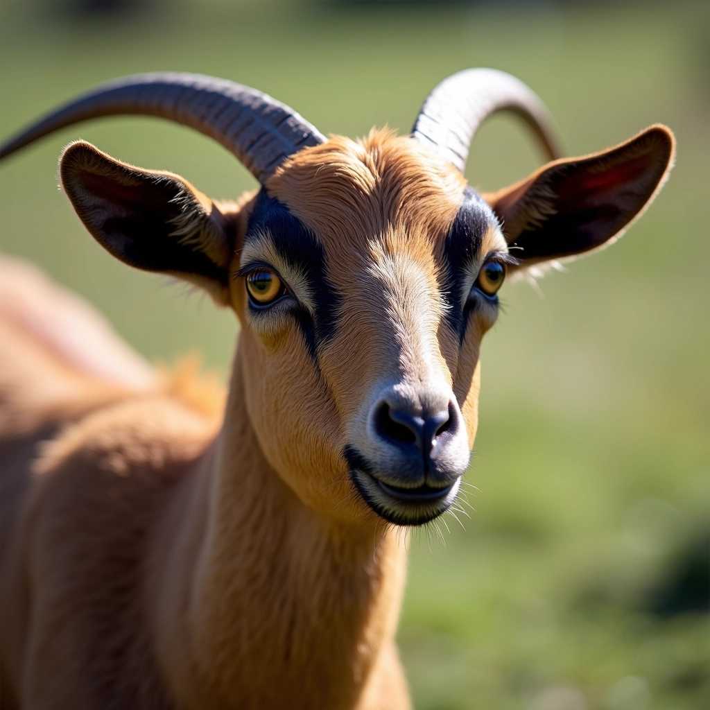 a photo of a goat