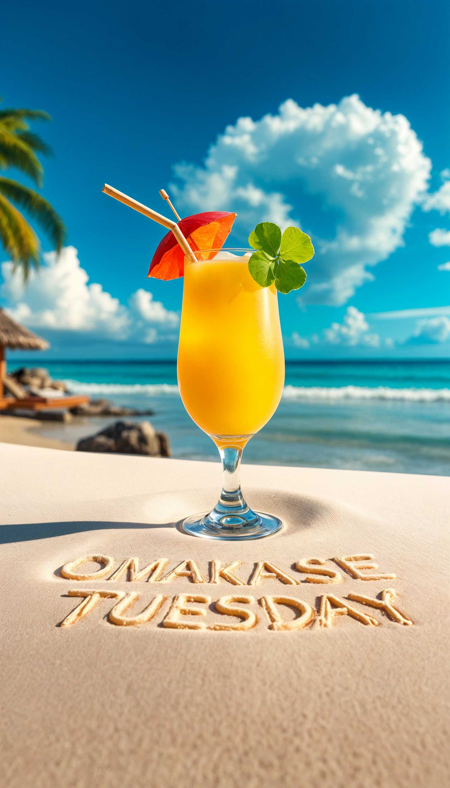 Exotic Cocktail on the Sand: Omakase Tuesday at the Beach