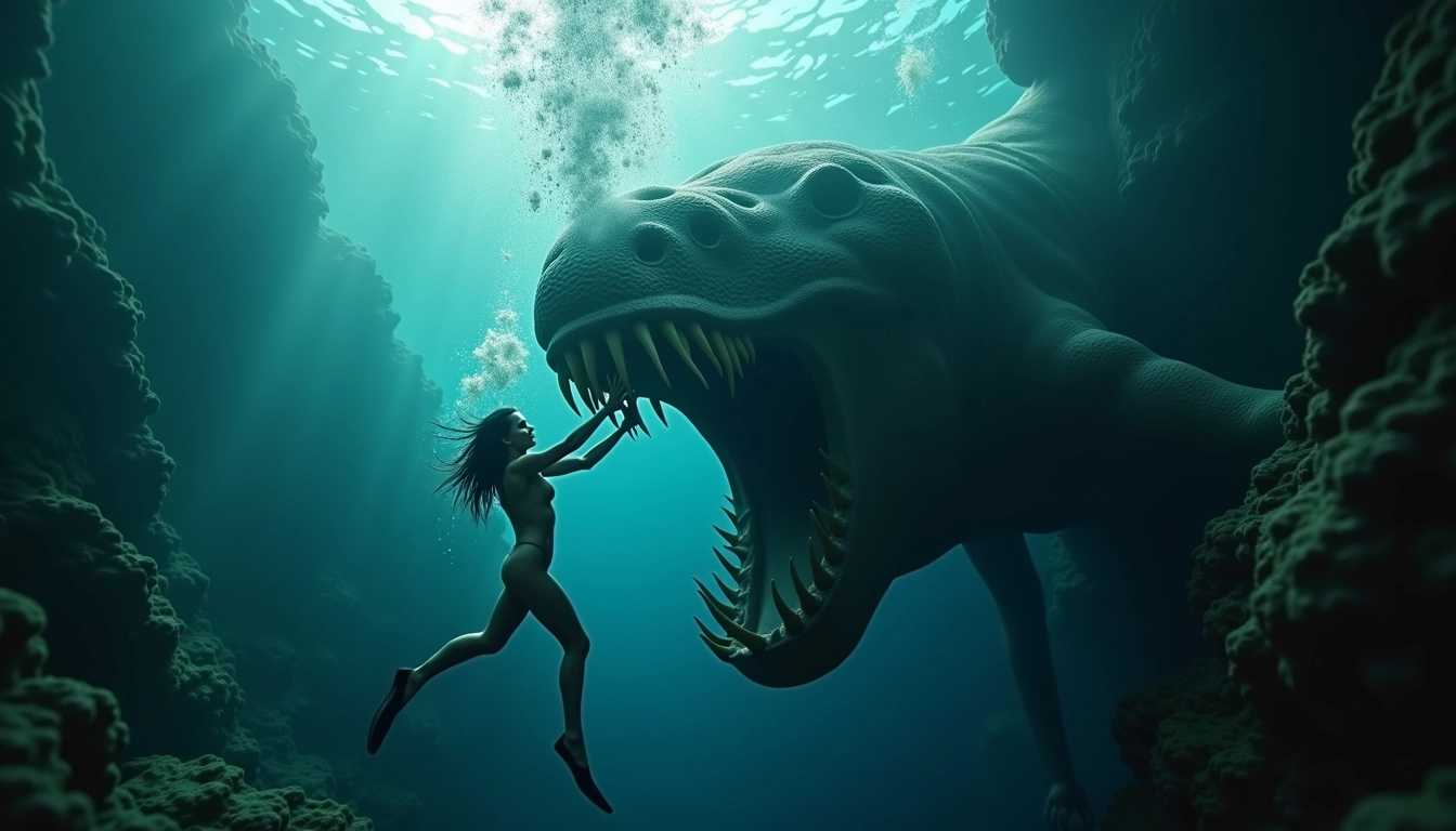 Perilous Encounters A Daring Dive into the Abyss