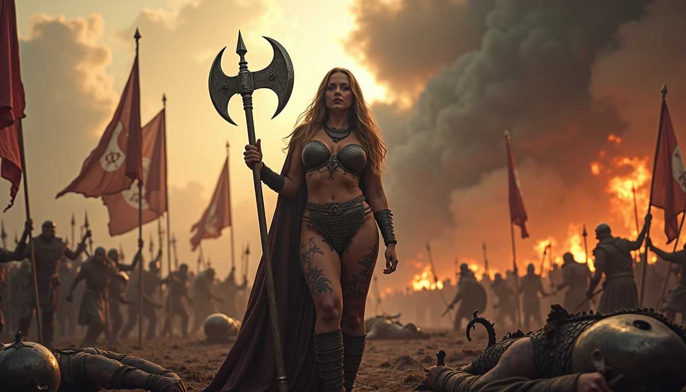 Warrior of the Fiery Battlefield