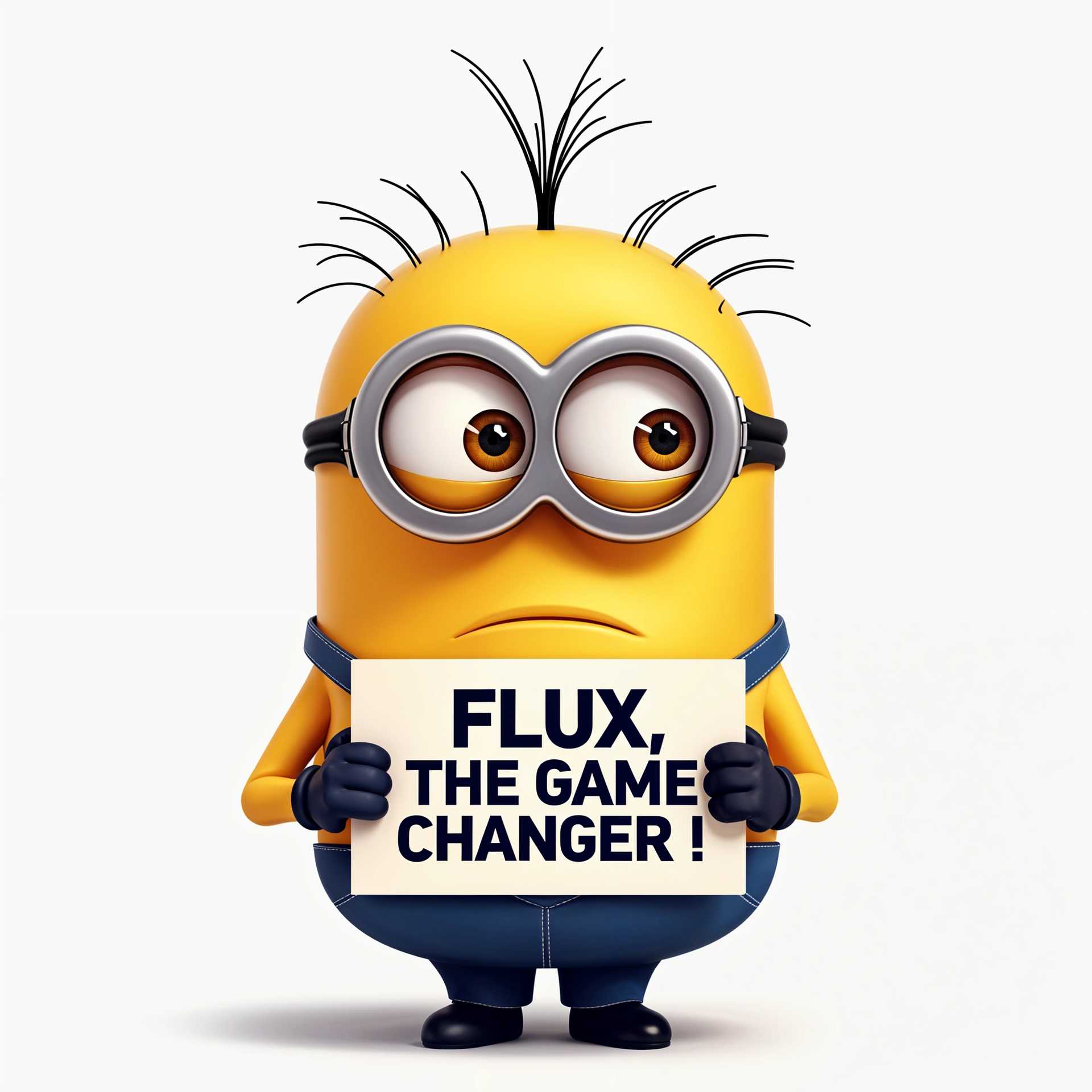 Minion Promotes 'FLUX, The Game Changer' with Playful Persuasion