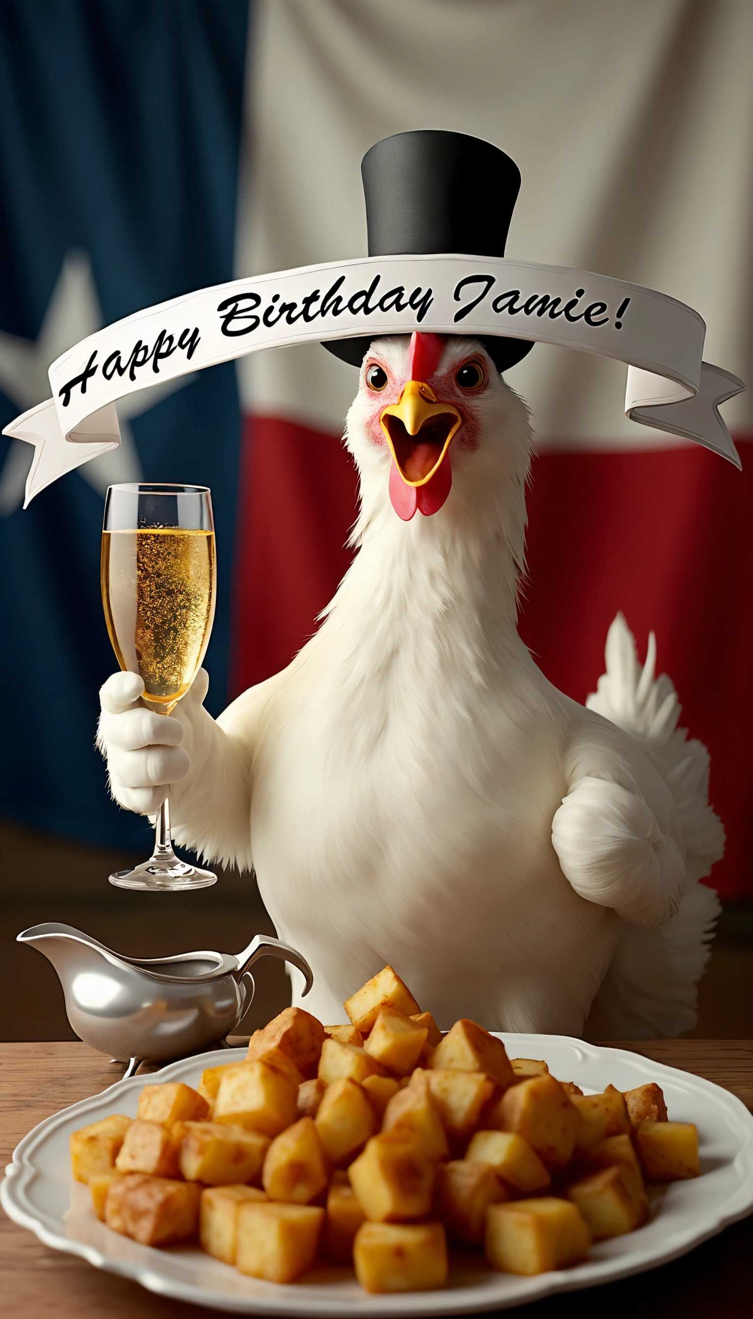 Texas Themed Birthday Celebration with a Toasting Chicken