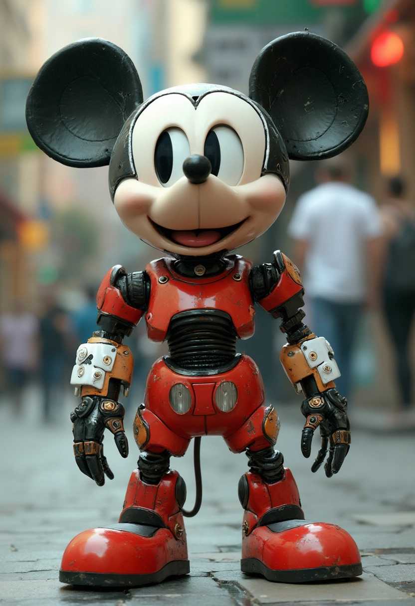 Mickey is a robot