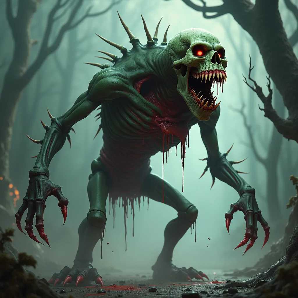 Forest Guardian: The Blood-Drenched Monster