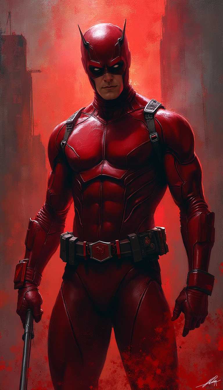 2024 Upper Deck Marvel Masterpieces XL Daredevil CANVAS #97