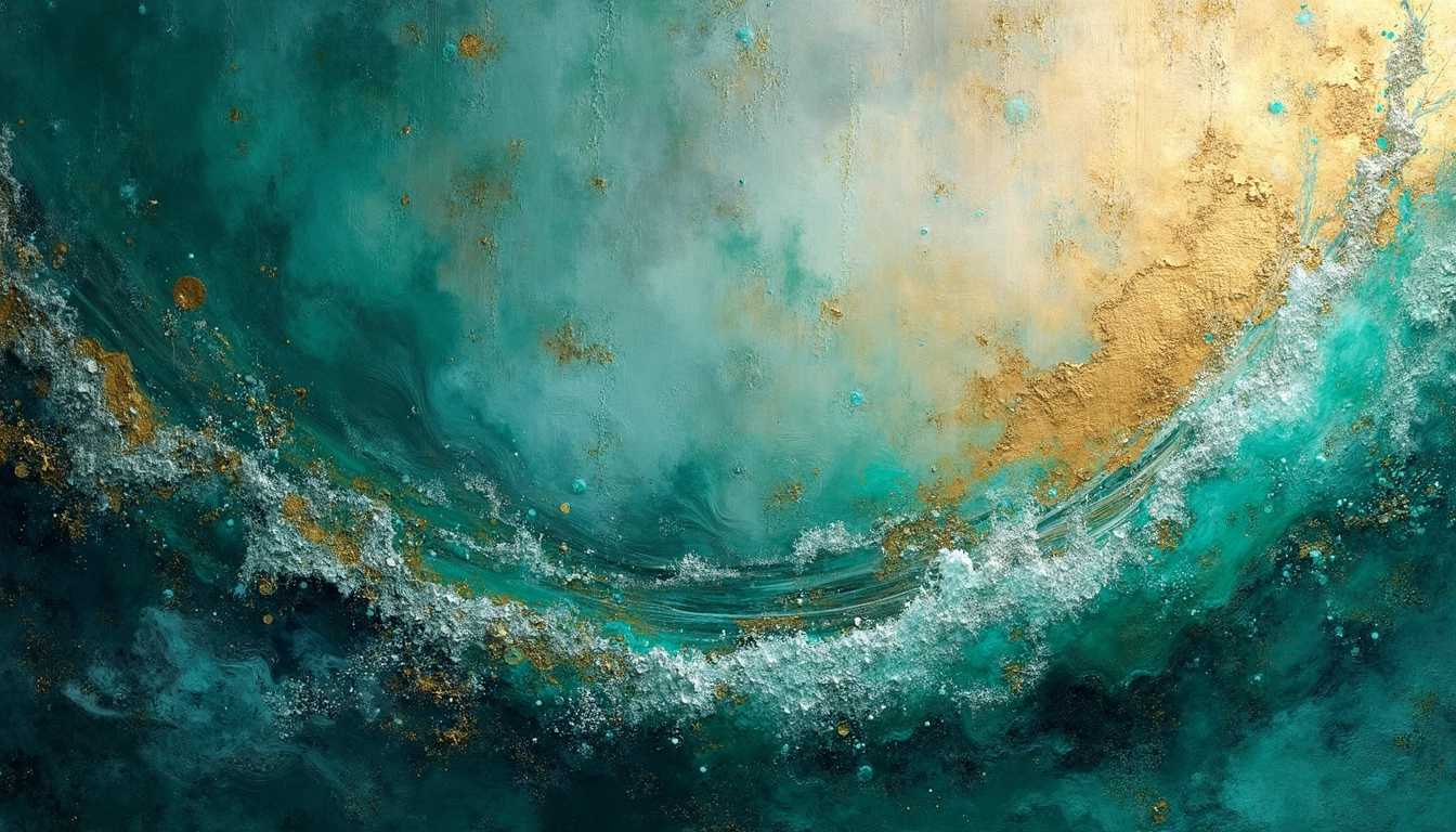 Green, Blue, Silver, Gold, tableau