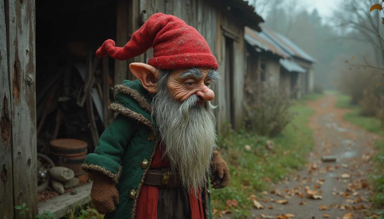  The Nissen is a small, gnome-like creature that often resides in barns and farmhouses. He is usually depicted as an old man, no taller than a child, with a long beard and a red cap. The Nissen is known to be protective of the household but can become mischievous or even vengeful if disrespected. Despite his small stature, he possesses great strength and can bring good fortune or misfortune to the home he inhabits.