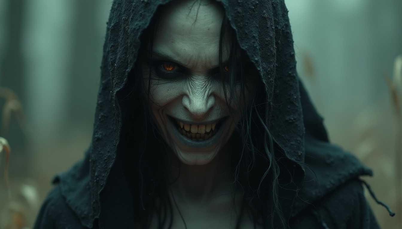 The Mara is a malevolent spirit that causes nightmares. She is often depicted as a hag or an invisible force that sits on the chest of sleeping people, making it difficult for them to breathe and causing terrifying dreams. The Mara is a shadowy figure, sometimes described as a pale, gaunt woman with long, disheveled hair and a sinister grin. Her presence is felt rather than seen, as she exerts a paralyzing pressure on her victims.