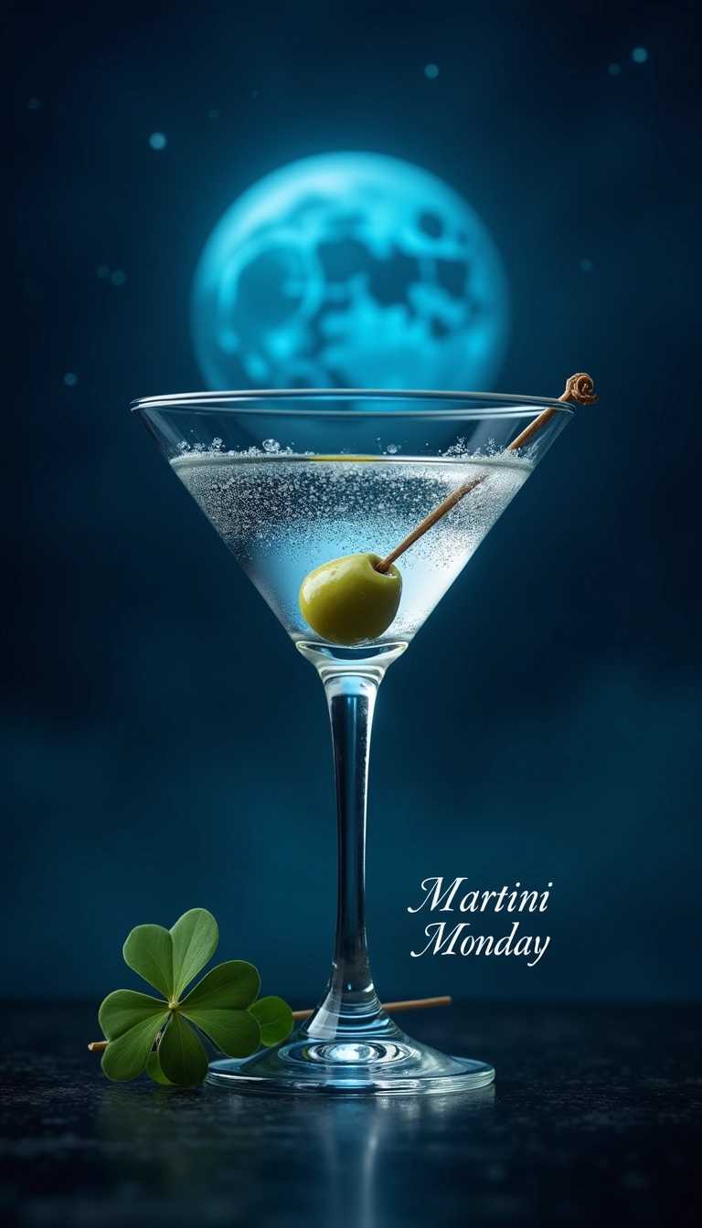 Martini Monday A Cosmopolitan Cocktail Under the Starlit Night Sky