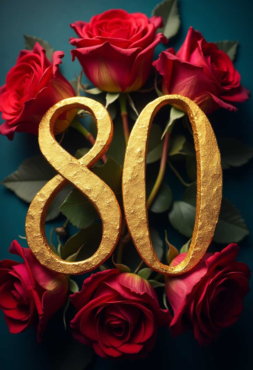 Eighty Roses A Symbolic and Luxurious Birthday Tribute