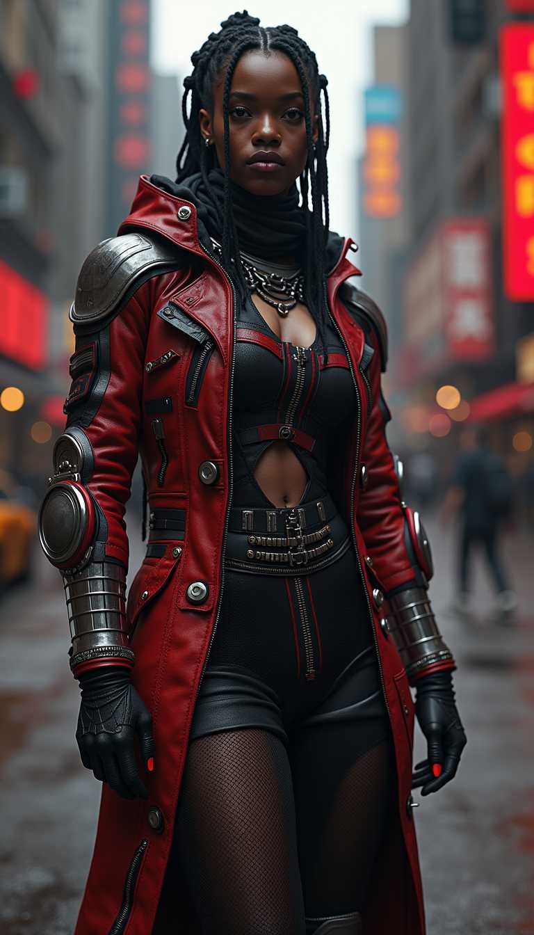 full body cyber_africa, cyberpunk, afrofuturism, retrofuturistic, realistic, digital life, cybor (masterpiece:1.3), (best quality:1.3), beautiful, (intricate details), unity 8k wallpaper, ultra detailed, beautiful, aesthetic, perfect lighting, 