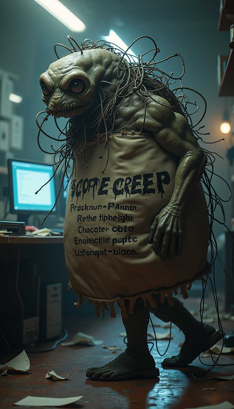Scope Creep A Glimpse into the Mind of a Monster