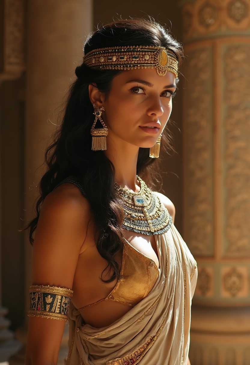 Cleopatra, the sexy Queen of Egypt Old Kingdom 