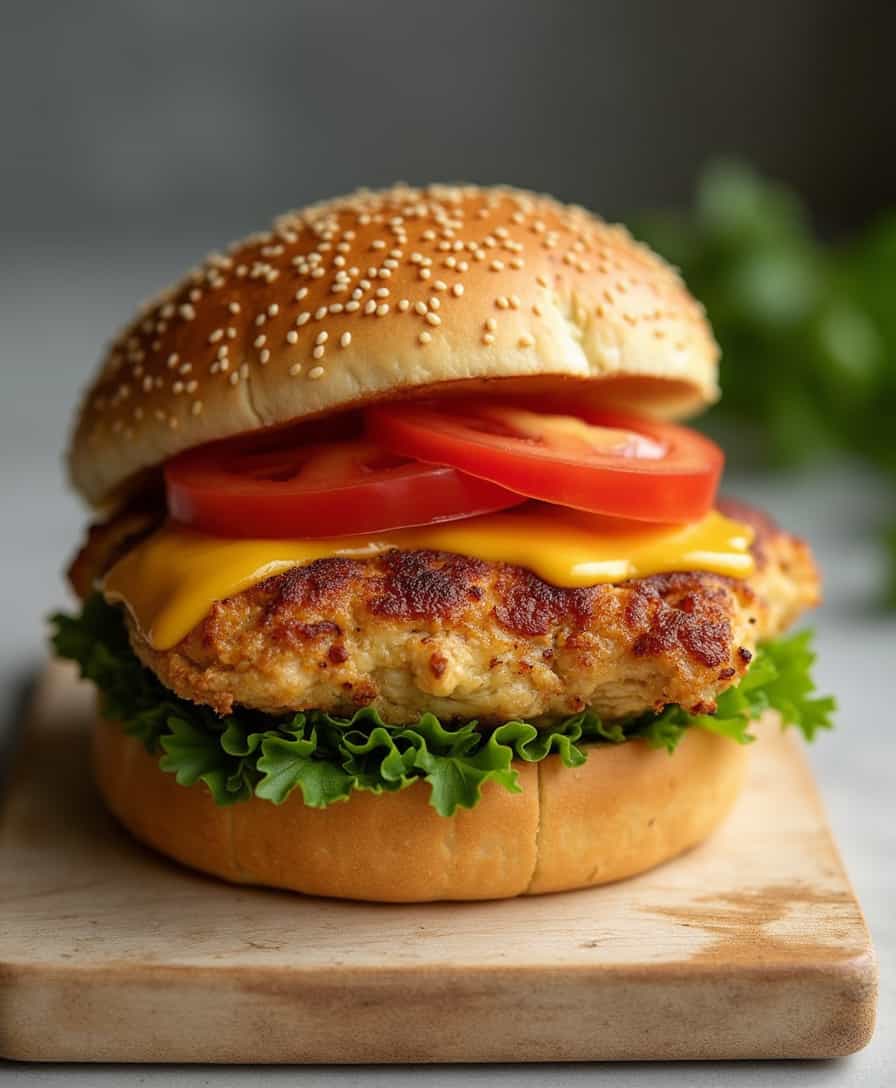 A sandwich chicken