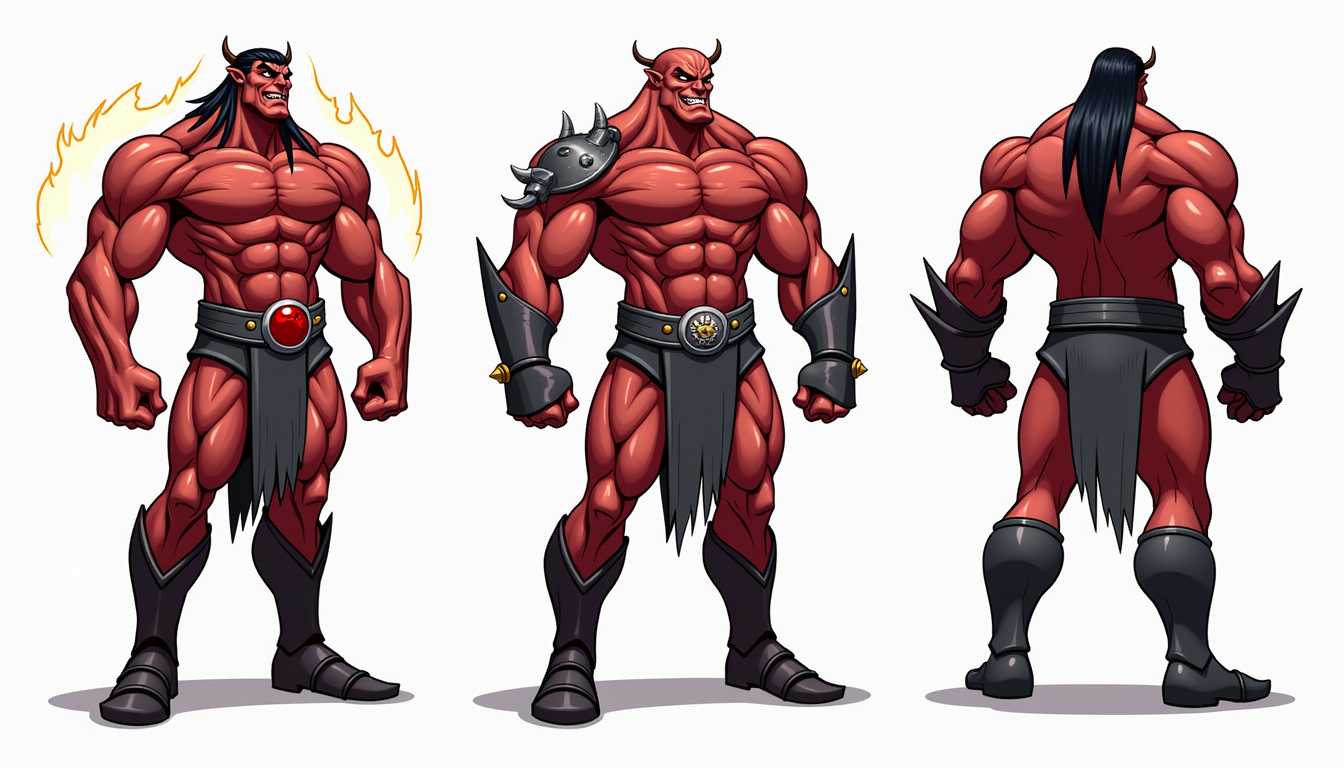 **Demonic Warrior Concept Art**
