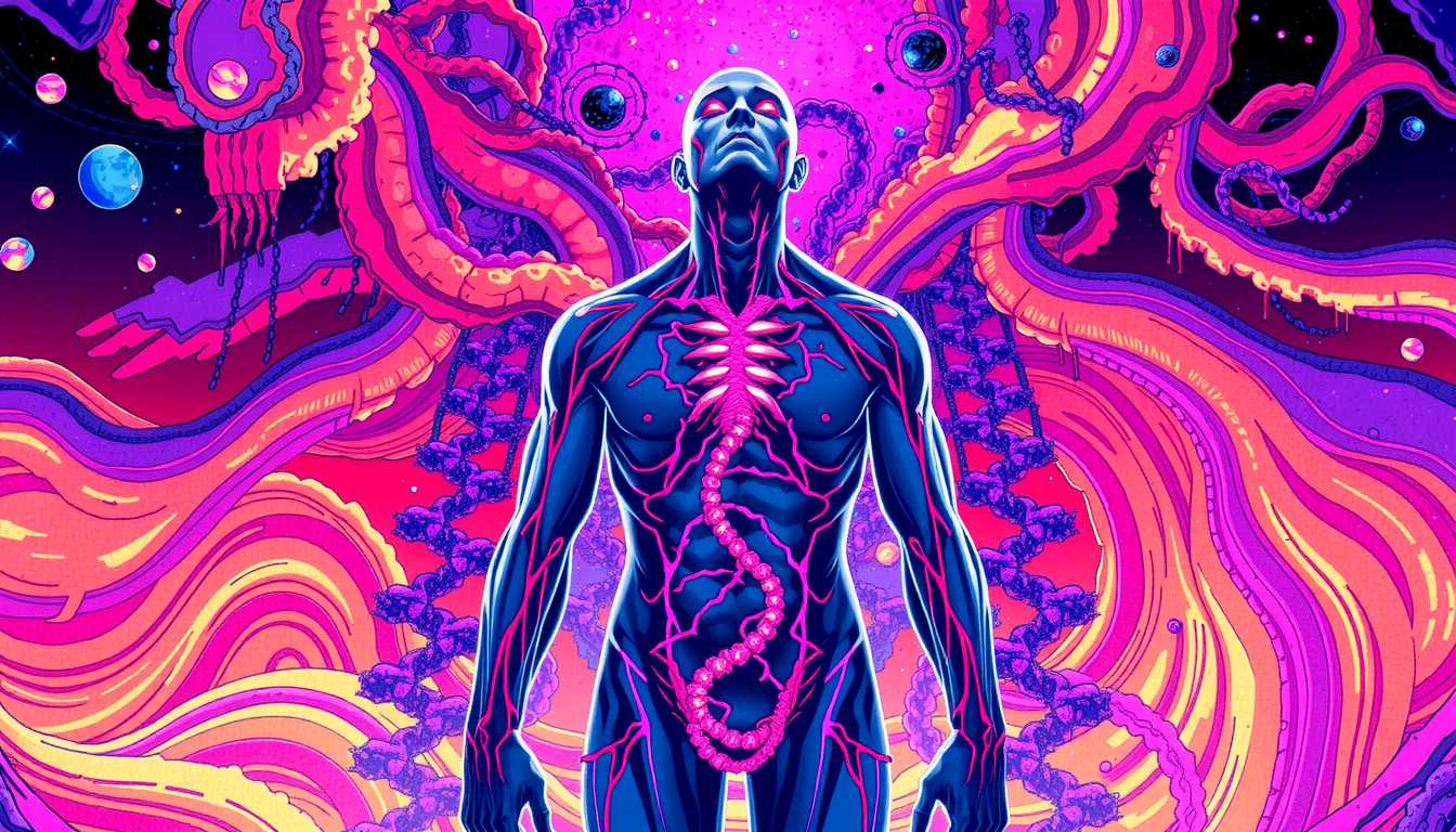 Neon Alchemy A Surreal Journey Through the Human Form