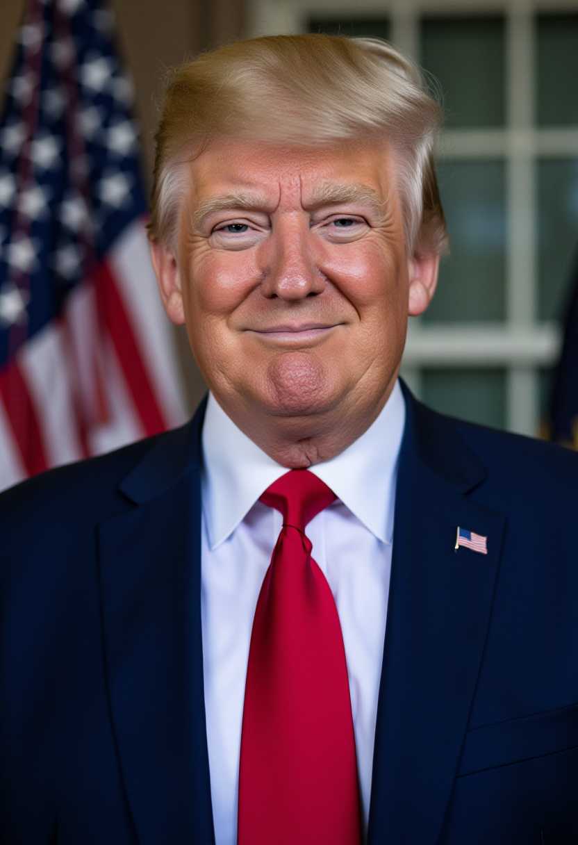 Official Portrait of Donald Trump