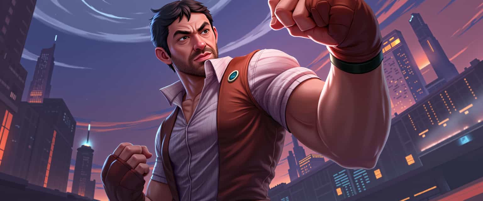 VincentD as a street fighter V fighter