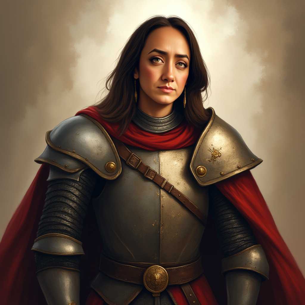 medieval knight, detailed armor, historical background
