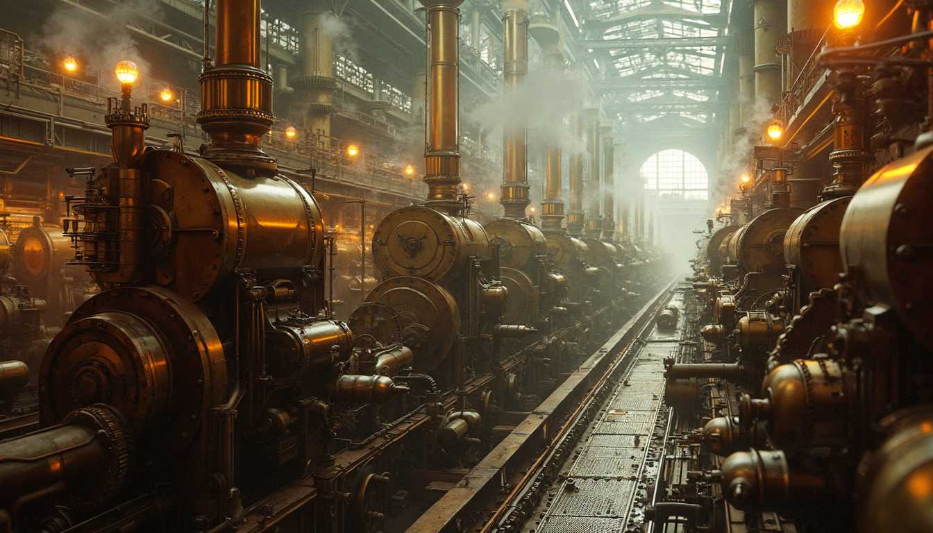 Steampunk Factory: The Heart of Industrial Innovation