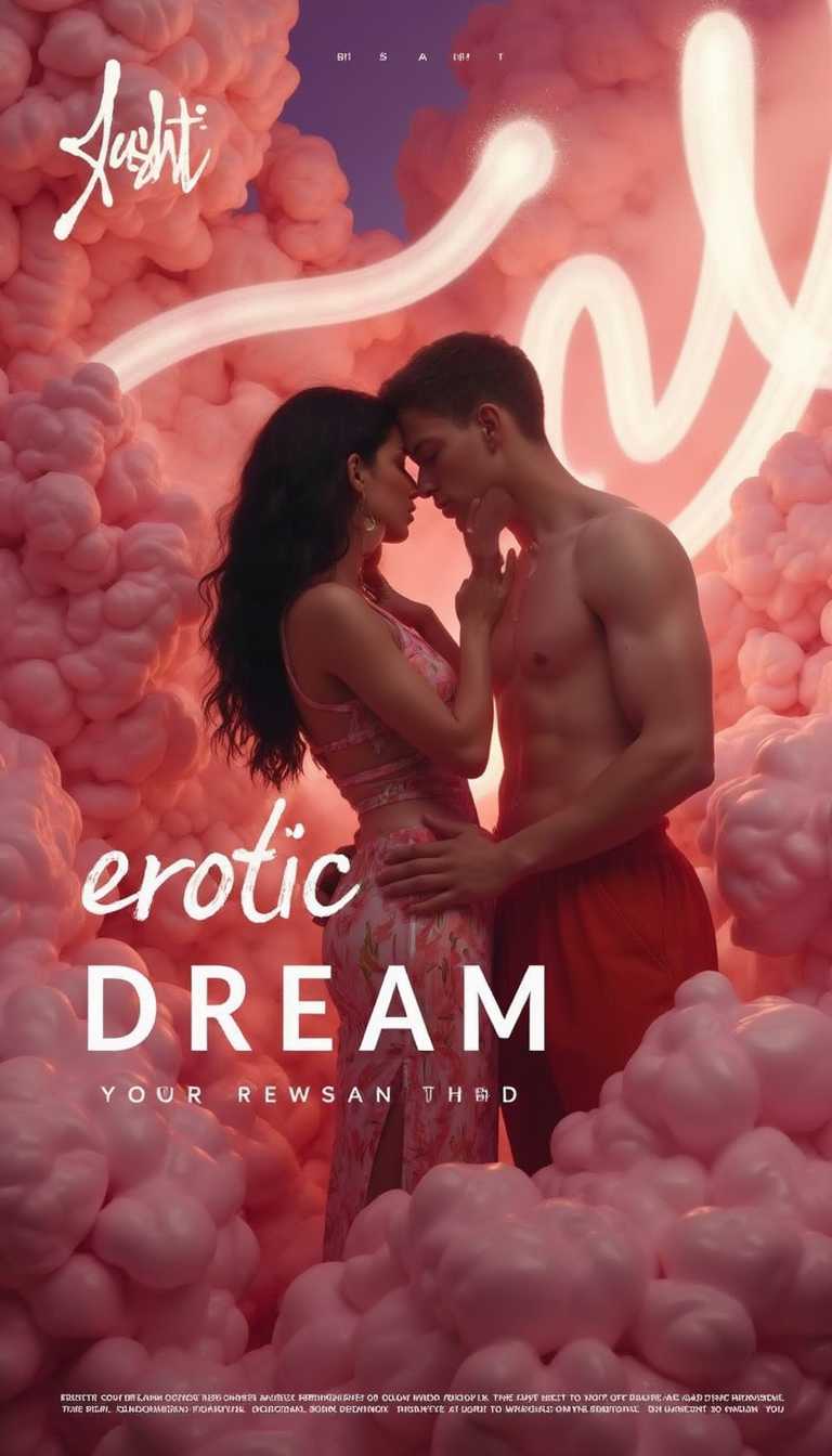 magazine_cover, magazine_style,surreal lucid erotic dream with storng memorable effect full of sexyness captured by lustful photographer, aesthetic_pose, 