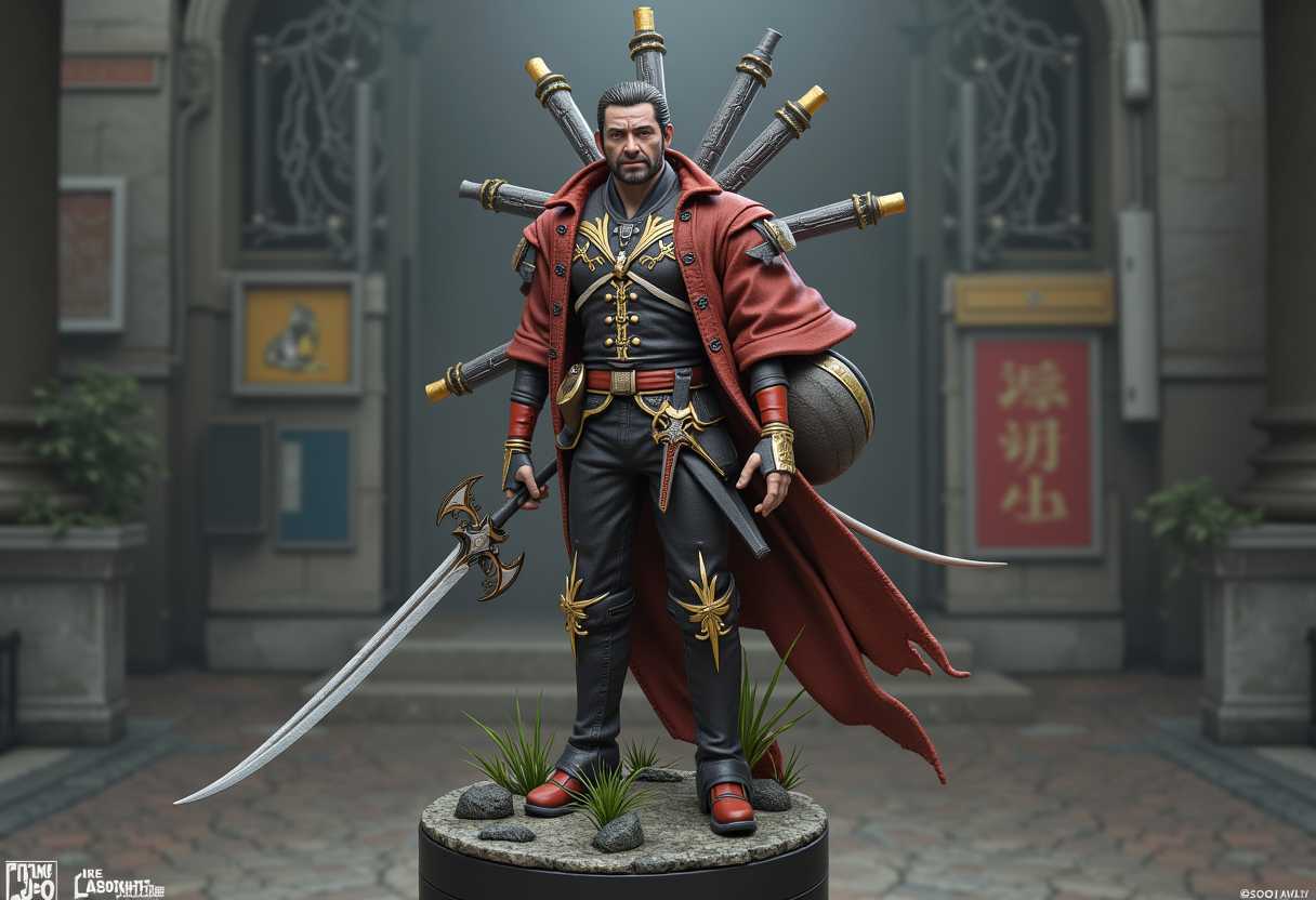  PVC ultra detailed figurine of VincentD on platform