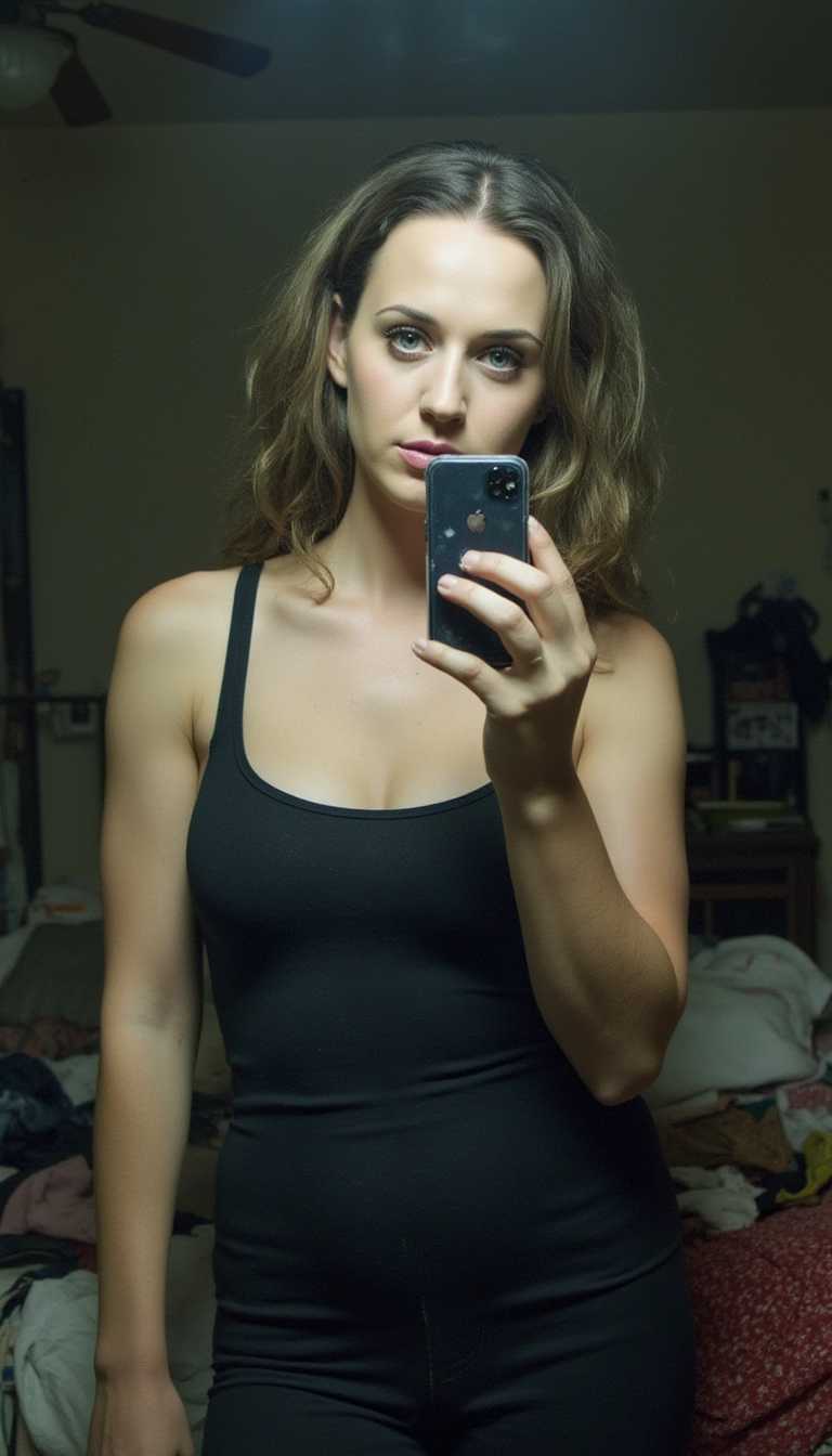 Indoors Selfie with Smartphone