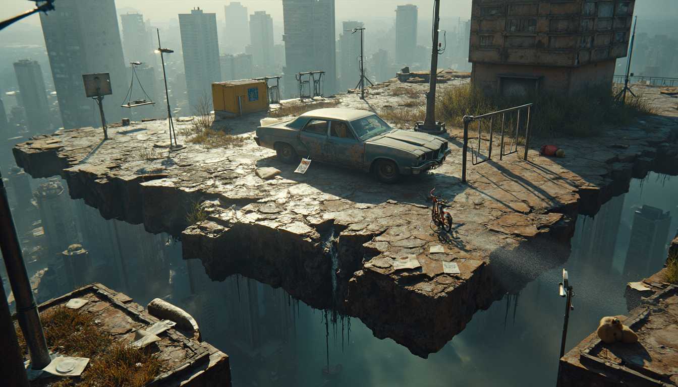 Floating Relic of a Forgotten City