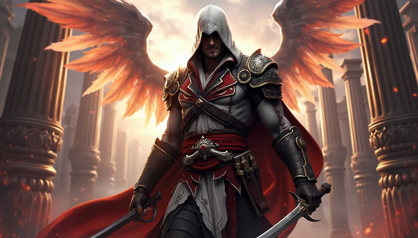 An ultra-realistic digital painting The Assassin, Epic, paercraft Skin, Fantasy Theme