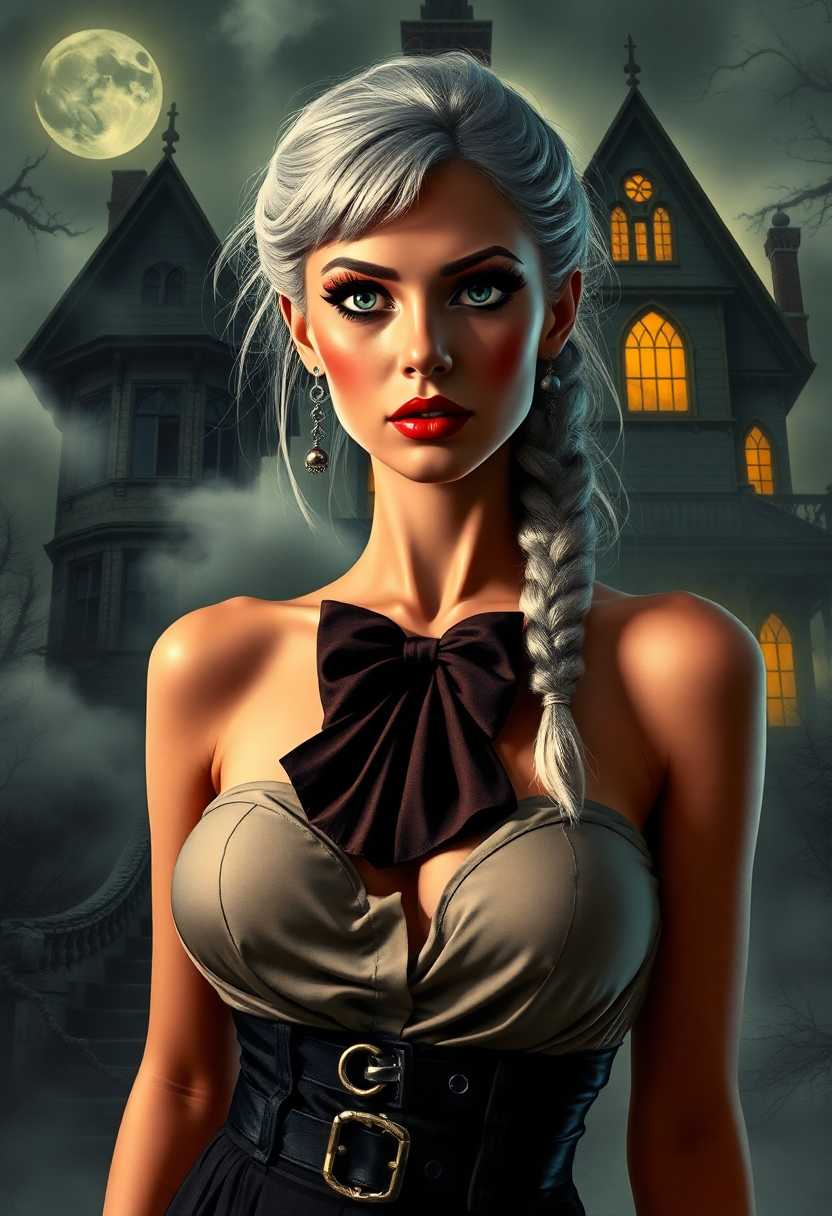 Mystic Elegance Under the Moon
