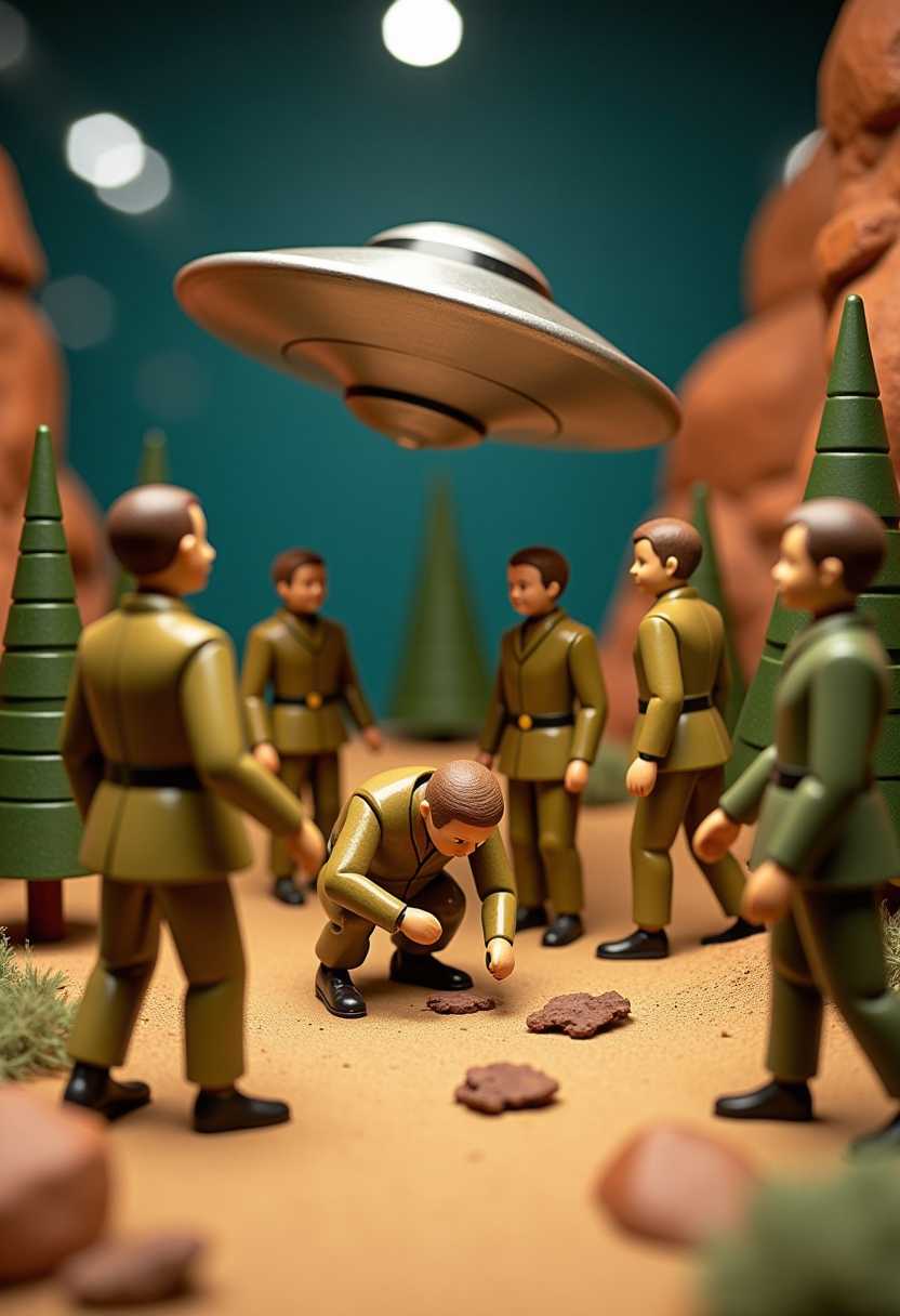 Alien Encounters Soldiers Investigate Mystery Landing