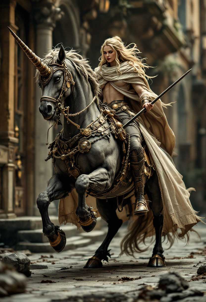a powerful strong centaur style of Sandro Botticelli, steampunk, ultra-detailed, high quality, selective focus, photography, realism, ultra-realistic 32k 3d