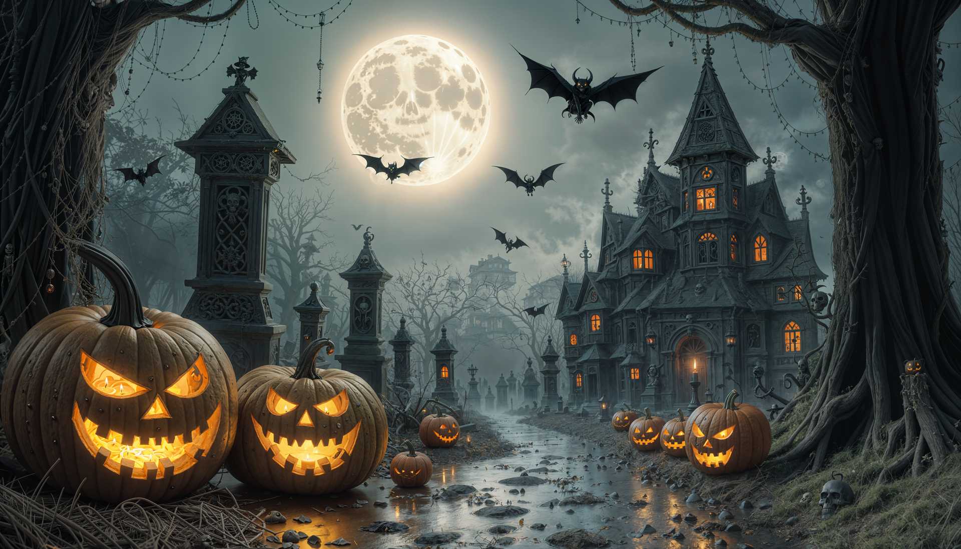 AI-generated image: *halloweentech, spooky, supernatural green, scifi*, a photo of halloweentech style,cauldron smoke, t
