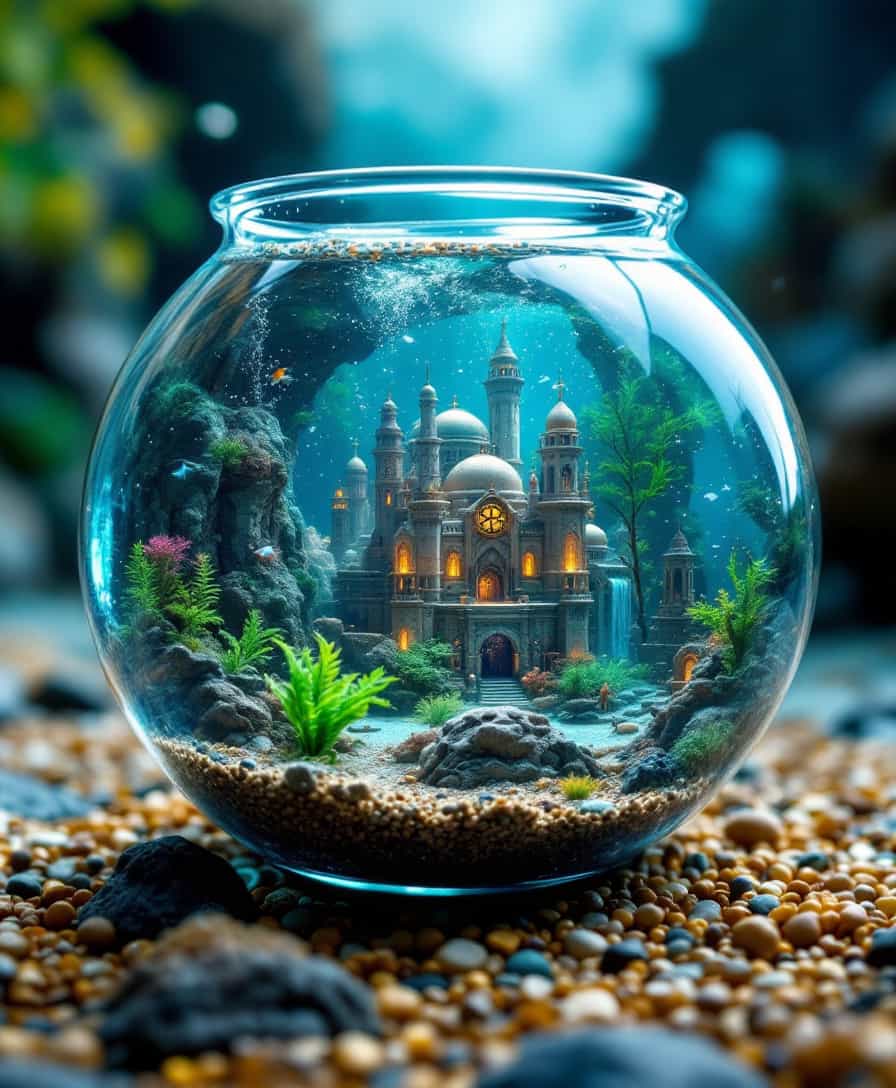 Fantasy Castle MicroAquascape