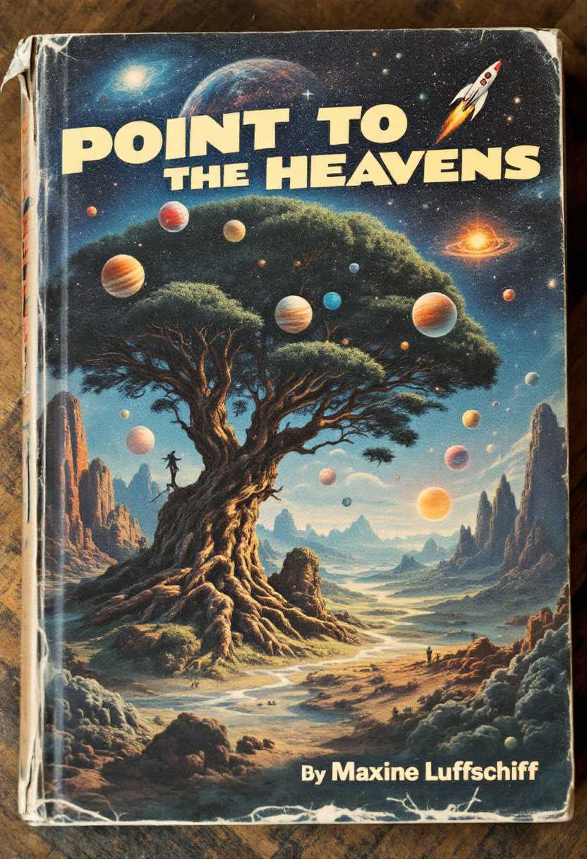 Vintage Book Cover Point to the Heavens by Maxine Luffs Schiff