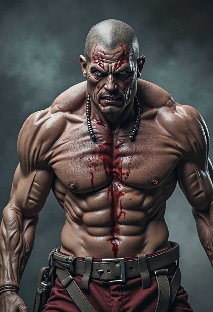 HORROR character VERY BLOODY