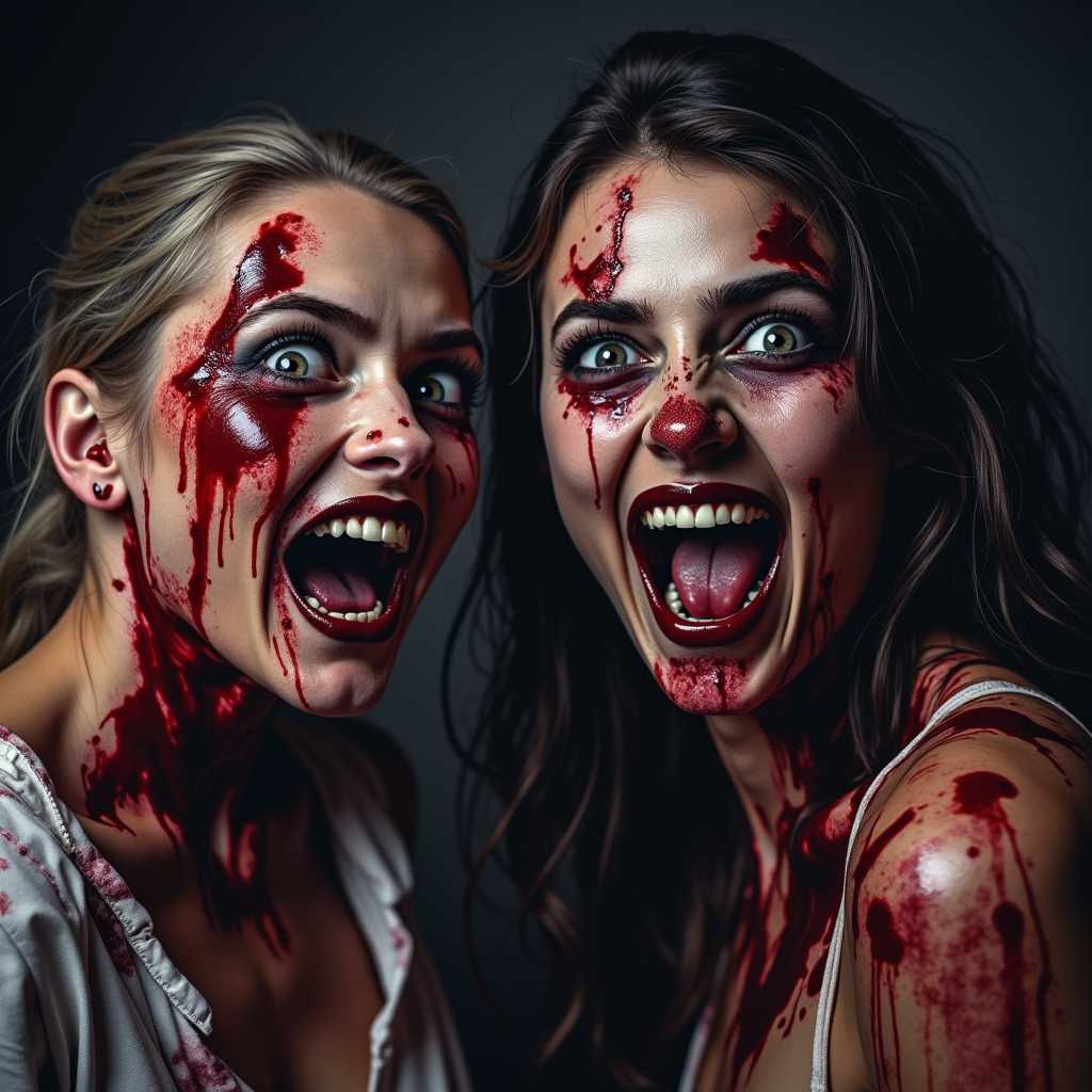 HORROR character VERY BLOODY