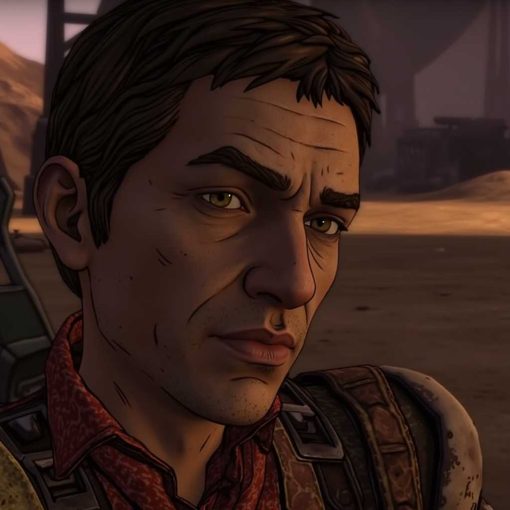 Portrait of Vincent a goul, scene from Tales from the Borderlands,
